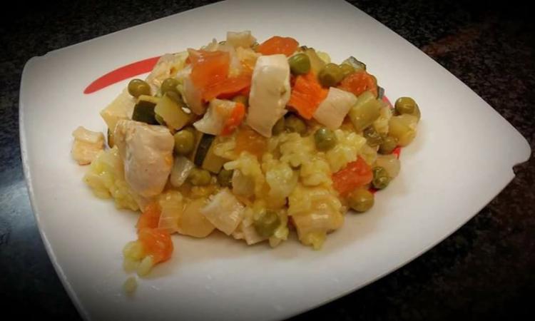 Le ricette di Marika: Paella con verdure e bocconcini di pollo