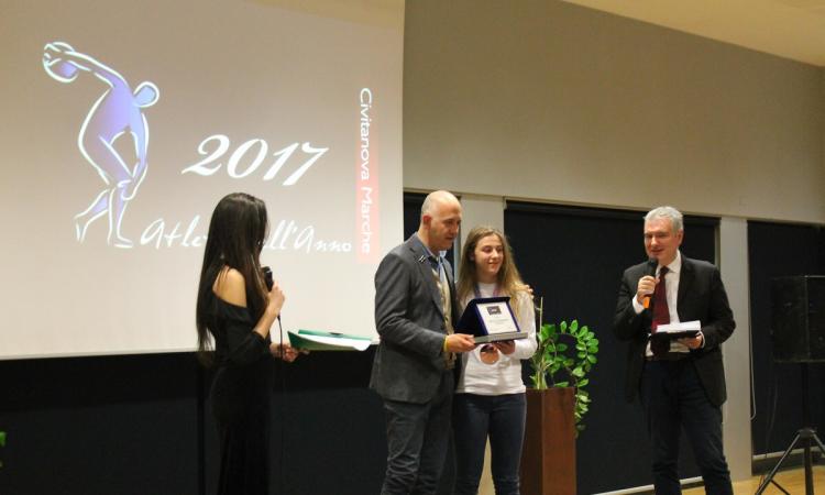 Alessandra Orsili e l’Infa Feba Civitanova premiate al galà “L’atleta dell’anno”