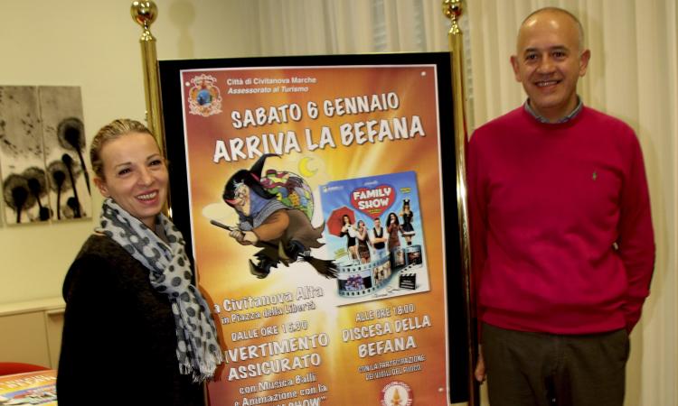 Epifania 2018, a Civitanova Alta scende la befana “Falchetta”