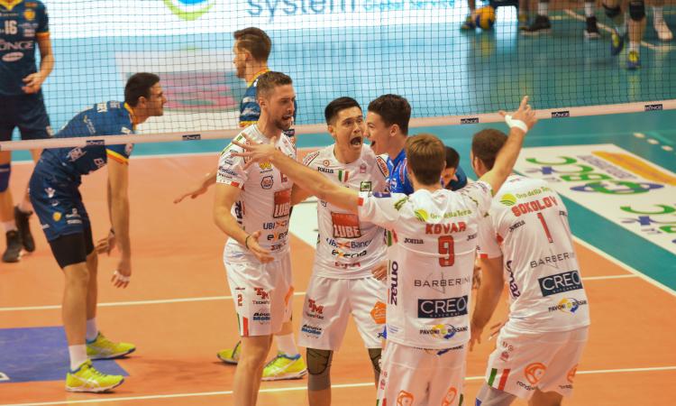Lube schiacciasassi a Ravenna: 3-0 alla Bunge