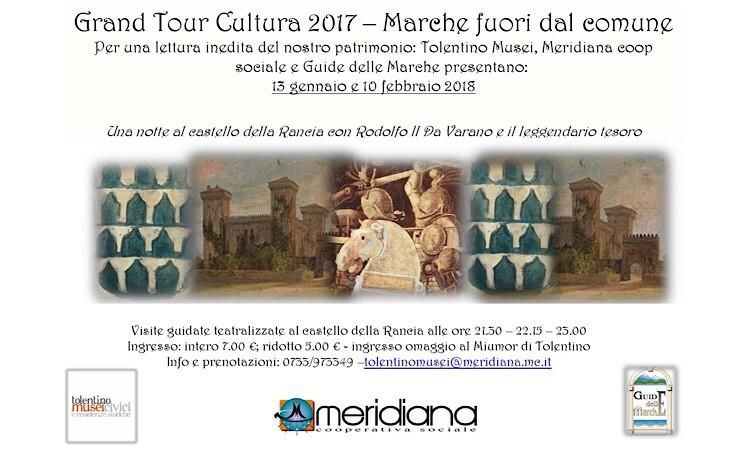Tolentino, visite in notturna al Castello della Rancia