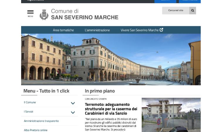 San Severino, boom di visite per il sito istituzionale del comune