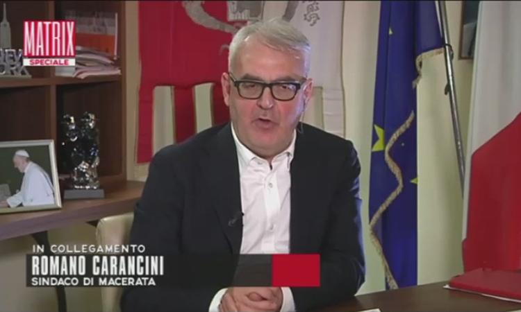 Macerata, il sindaco Carancini a Matrix sulla questione immigrazione