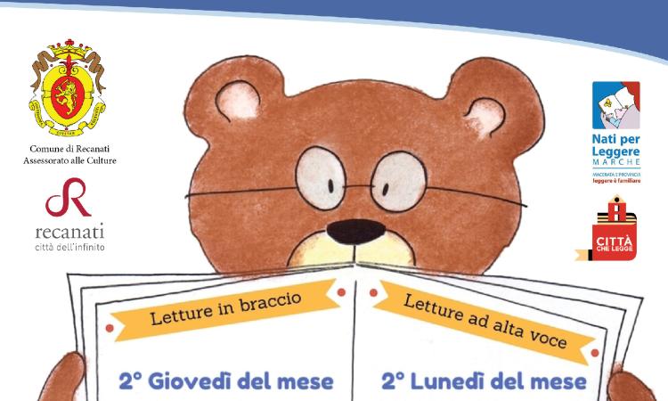 Recanati, "Letture in Braccio" giovedì 8 marzo in Biblioteca