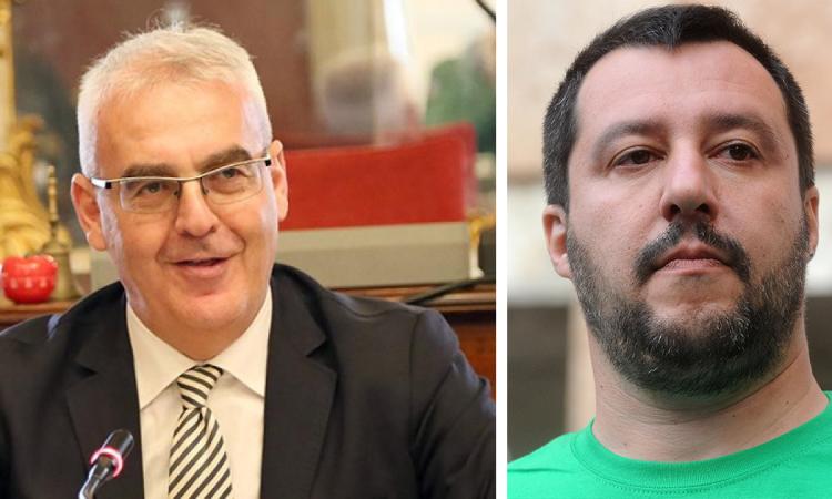 Salvini attacca Carancini: "Avete fatto entrare migliaia di immigrati che spesso spacciano e rubano. Ancora parlate?"