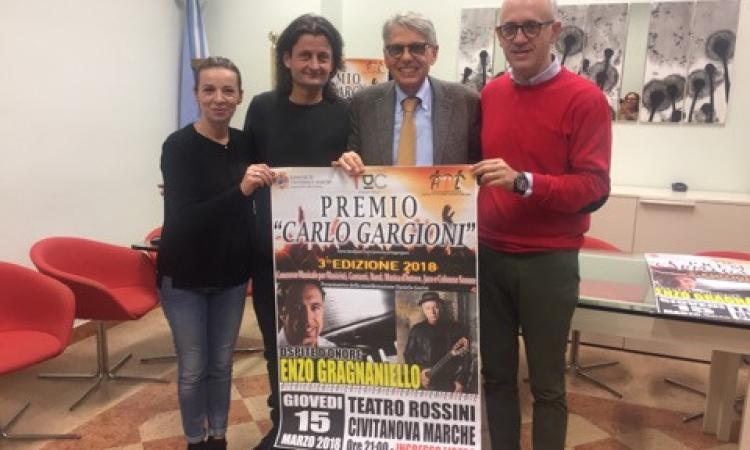 Civitanova, domani Gragnaniello al Rossini per la terza edizione del premio Gargioni