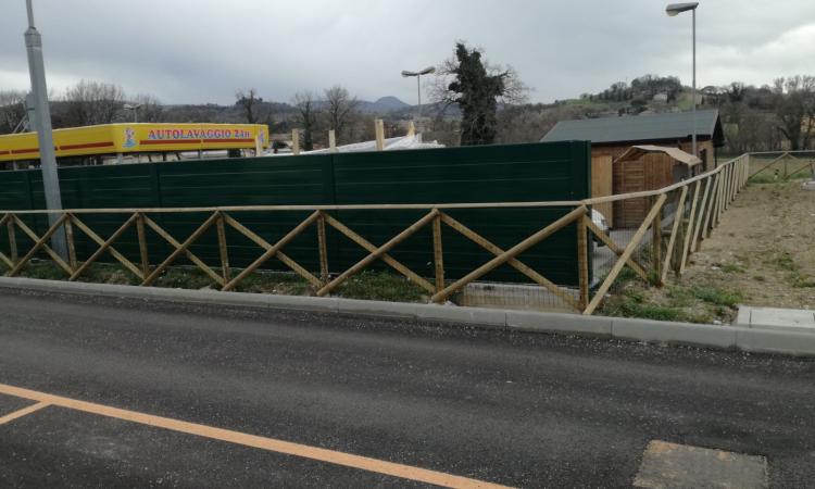 San Severino, installate le barriere fonoassorbenti nel villaggio Campagnano