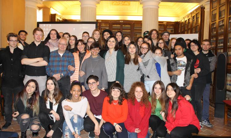 Studenti di Weiden e del liceo artistico “Cantalamessa” ricevuti dal vice sindaco Monteverde