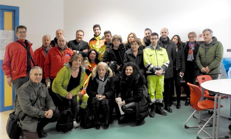 I volontari dell'Arci Castel Fiorentino tornano a Tolentino