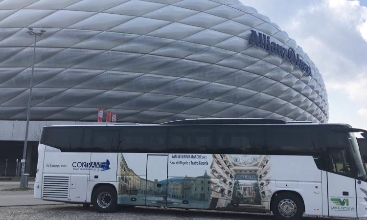 San Severino Marche all'Allianz Arena di Monaco (foto)