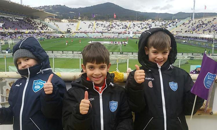 Junior Macerata, 163 rappresentanti della società all'Artemio Franchi: nuova collaborazione con la Fiorentina