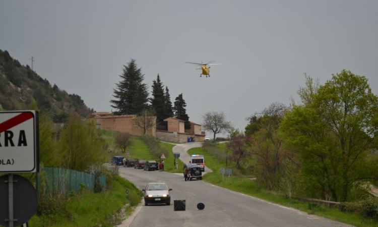 Schianto in moto, centauro in gravi condizioni Schianto in moto, centauro in gravi condizioni