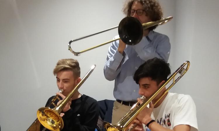 Tolentino Jazz, la "lezione" di Massimo Morganti Tolentino Jazz, la "lezione" di Massimo Morganti