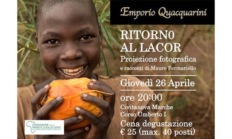 Civitanova, proiezione fotografica all'Emporio Quacquarini
