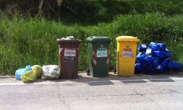 Tolentino, ancora abbandoni ingiustificati di rifiuti