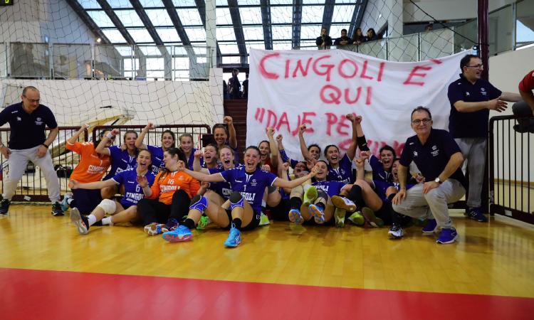 Pallamano femminile, Cingoli torna in A1 dopo 20 anni Pallamano femminile, Cingoli torna in A1 dopo 20 anni