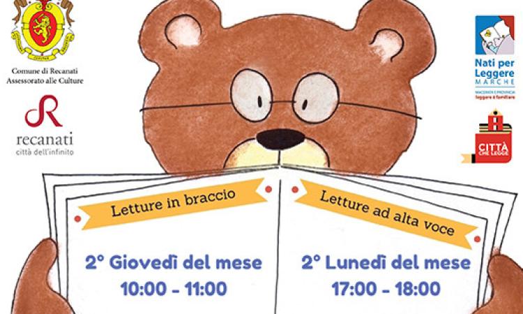 "Letture in braccio", ultimo appuntamento giovedì 10 maggio