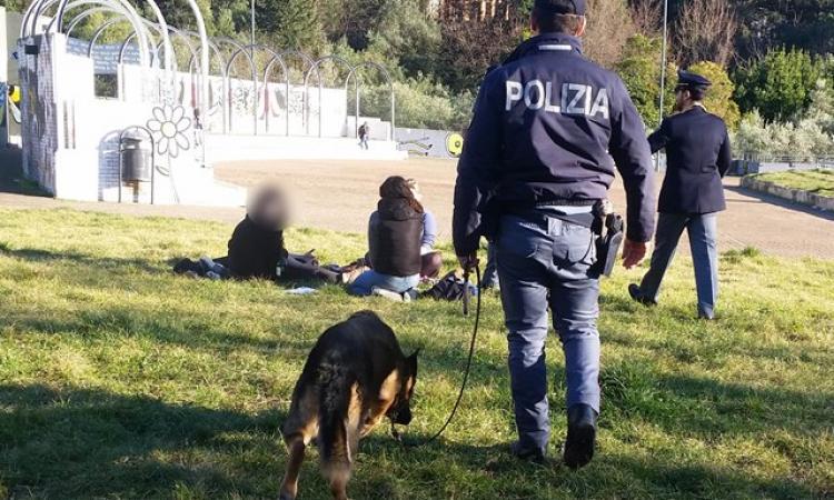 Macerata, ancora servizi antidroga della Questura nei parchi pubblici