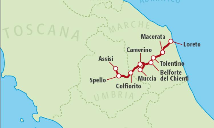 Storico accordo per la Via Lauretana: a Tolentino il coordinamento dei lavori di recupero
