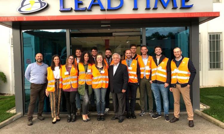 Il Gruppo Giovani di Confindustria Macerata alla fonderia Lead Time Spa di Caldarola