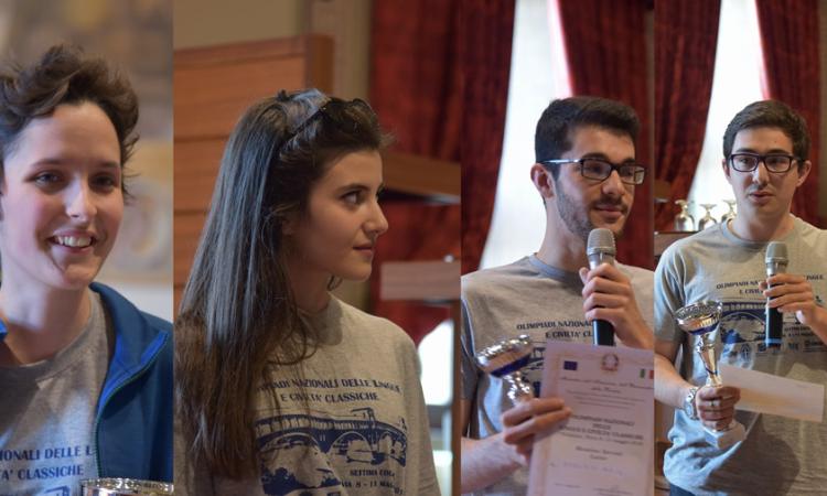 Ad Ancona il 15 maggio la premiazione dei tre “campioni” marchigiani delle Olimpiadi nazionali di Italiano Ad Ancona il 15 maggio la premiazione dei tre “campioni” marchigiani delle Olimpiadi nazionali di Italiano