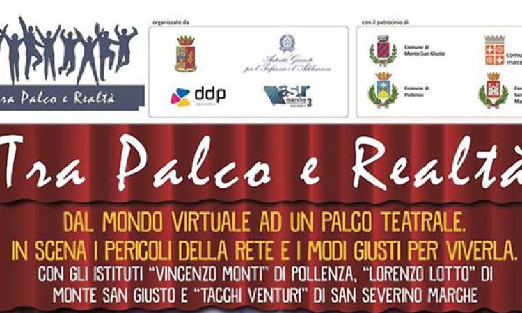 “Tra Palco e Realtà”, al Teatro Lauro Rossi di Macerata gli studenti raccontano la legalità in Rete “Tra Palco e Realtà”, al Teatro Lauro Rossi di Macerata gli studenti raccontano la legalità in Rete