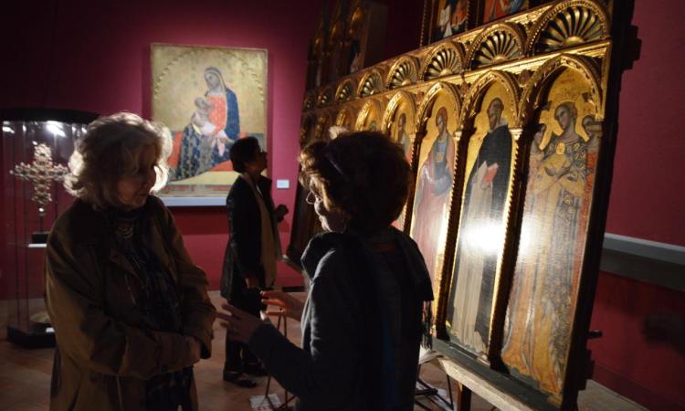 San Severino, ricongiunzione del polittico del Veneziano: gli esperti dell'Iscr in pinacoteca San Severino, ricongiunzione del polittico del Veneziano: gli esperti dell'Iscr in pinacoteca