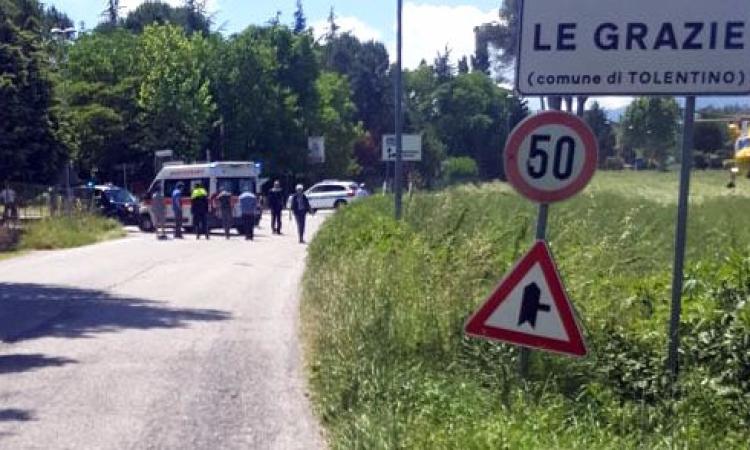 Incidente per un noto medico di Tolentino: portato in eliambulanza a Torrette