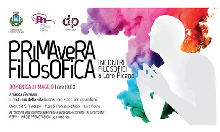 Loro Piceno, fiorisce la Primavera Filosofica Loro Piceno, fiorisce la Primavera Filosofica