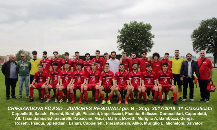 La Juniores Regionale del Chiesanuova al Torneo Memorial Carlini-Orselli