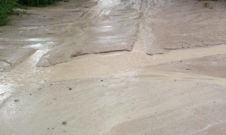 Maltempo, allagamenti a San Severino e Cingoli Maltempo, allagamenti a San Severino e Cingoli