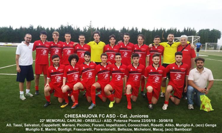 Al via per il Chiesanuova il 22° Memorial Carlini-Orselli
