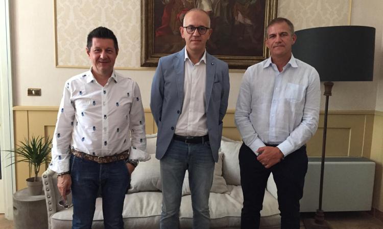 I vertici di Estra Energie incontrano il sindaco di Civitanova Marche I vertici di Estra Energie incontrano il sindaco di Civitanova Marche