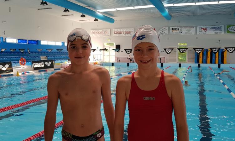 Nuoto Tolentino: Leonardo Pannelli e Linda Bastia onorano al meglio i Campionati Regionali Estivi Esordienti B