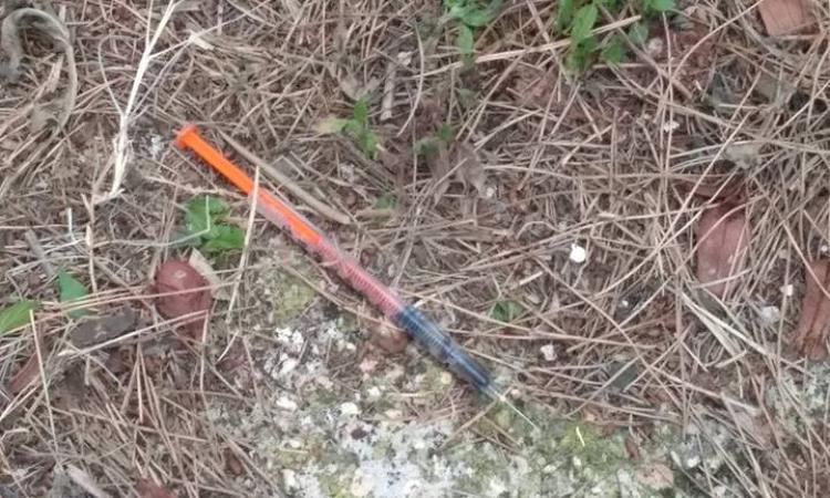 Macerata, siringhe in Viale Don Bosco: l'indignazione dei cittadini Macerata, siringhe in Viale Don Bosco: l'indignazione dei cittadini