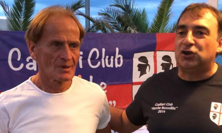 Festa del Cagliari club Marche Rossoblu, ospite d'onore a Civitanova il portiere Nello Malizia