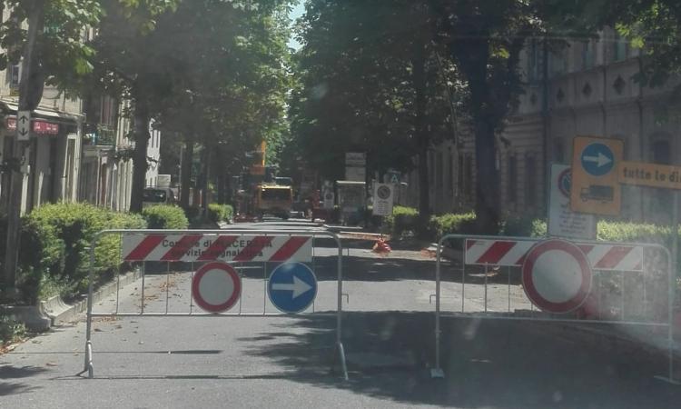 Macerata, lavori alla piscina comunale: viabilità modificata