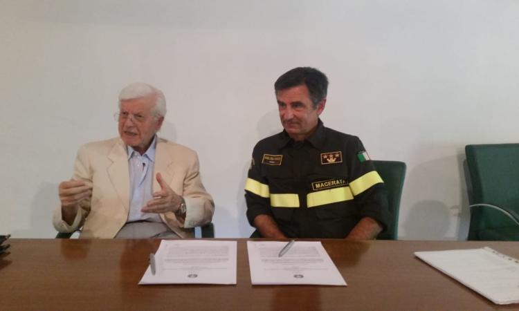 Convenzione Vigili del Fuoco - Fondazione Giustiniani Bandini per l’attività di prevenzione e lotta incendi boschivi Convenzione Vigili del Fuoco - Fondazione Giustiniani Bandini per l’attività di prevenzione e lotta incendi boschivi