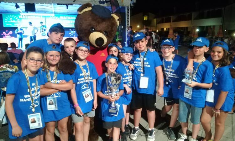 Pallanuoto: l’Under 11 NPN Tolentino conquista la medaglia di bronzo al Waterball Hand Festival 2018
