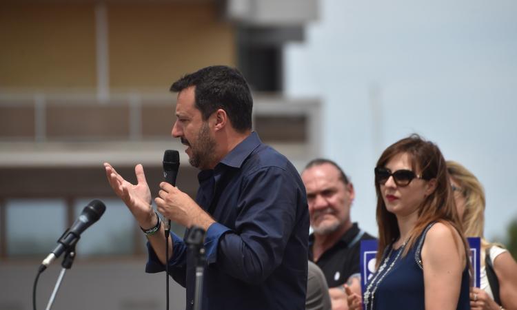 Il vice premier Salvini il 17 luglio a Fermo