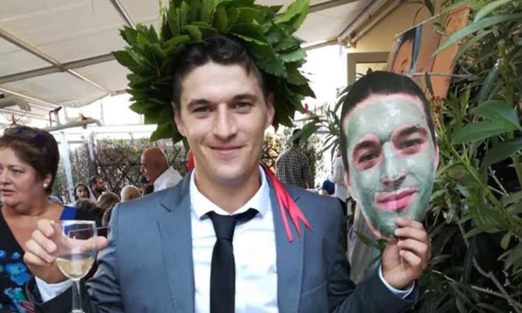 Il Chiesanuova festeggia la laurea del suo capitano: Marco De Santis è dottore in Economia Bancaria e Mercati