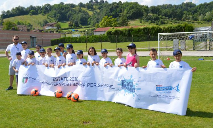 Agli Educamp del Coni Marche la carica dei 500