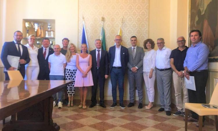 Delegazione croata da Sebenico a Mogliano e Civitanova: crescono i rapporti fra le due sponde dell'Adriatico - FOTO Delegazione croata da Sebenico a Mogliano e Civitanova: crescono i rapporti fra le due sponde dell'Adriatico - FOTO