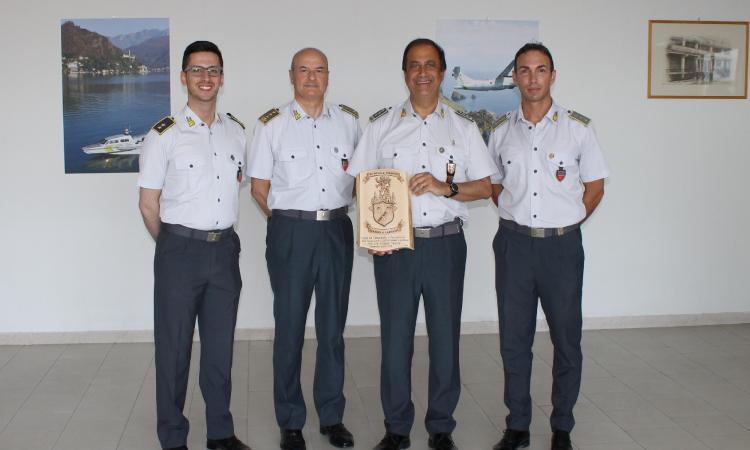 Guardia di finanza: il generale Edoardo Valente in visita alla tenenza di Camerino