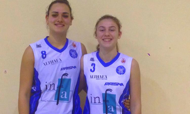 Basket, Giorgia Bocola e Alessandra Orsini dell'Infa Feba all'Europeo under 18