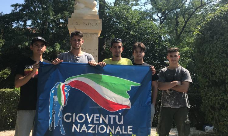 San Severino, Gioventù Nazionale: "Abbiamo riqualificato i busti monumentali di Garibaldi e Coletti"