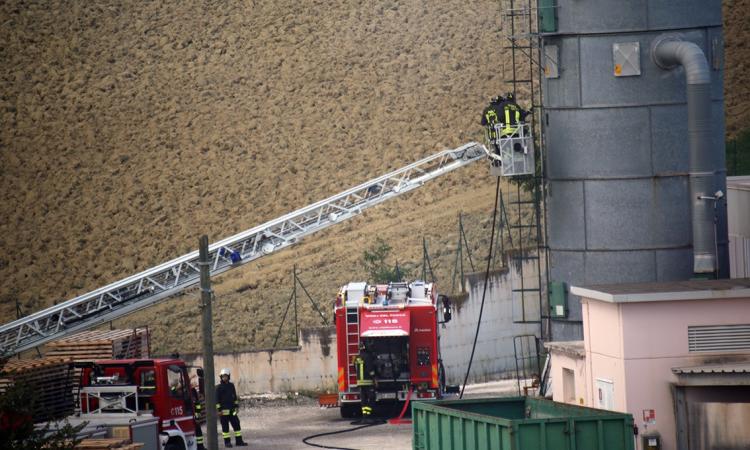 Appignano, paura alla C.G.M. per un principio di incendio (FOTO)