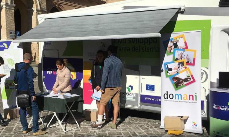 "Il camper in viaggio" fa tappa a San Severino: presentate le offerte dell’Unione Europea "Il camper in viaggio" fa tappa a San Severino: presentate le offerte dell’Unione Europea