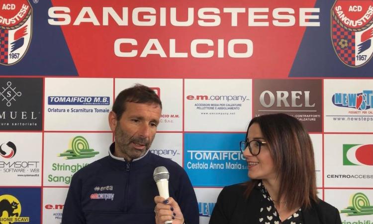Sangiustese, mister Senigagliesi guarda al big match contro il Cesena