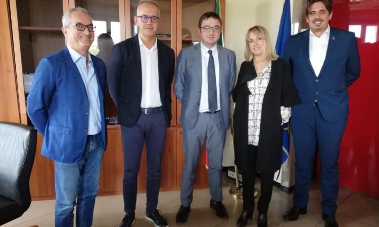 Civitanova, Ciarapica incontra il sottosegretario alla Sanità Maurizio Fugatti Civitanova, Ciarapica incontra il sottosegretario alla Sanità Maurizio Fugatti